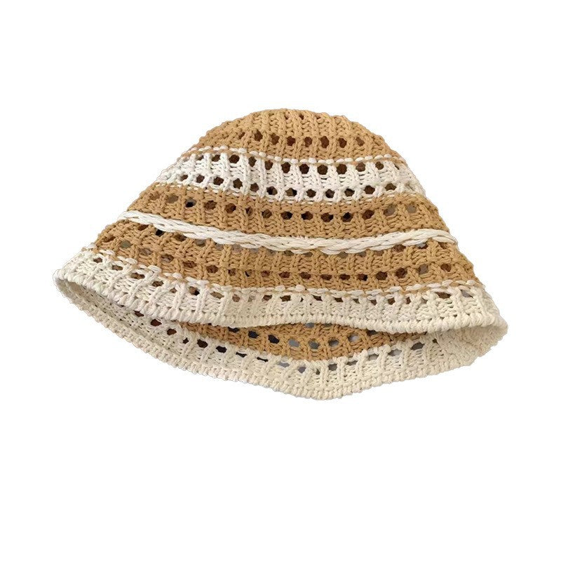 Handmade Woven Head-wrapping Hat Hollow Retro Artistic