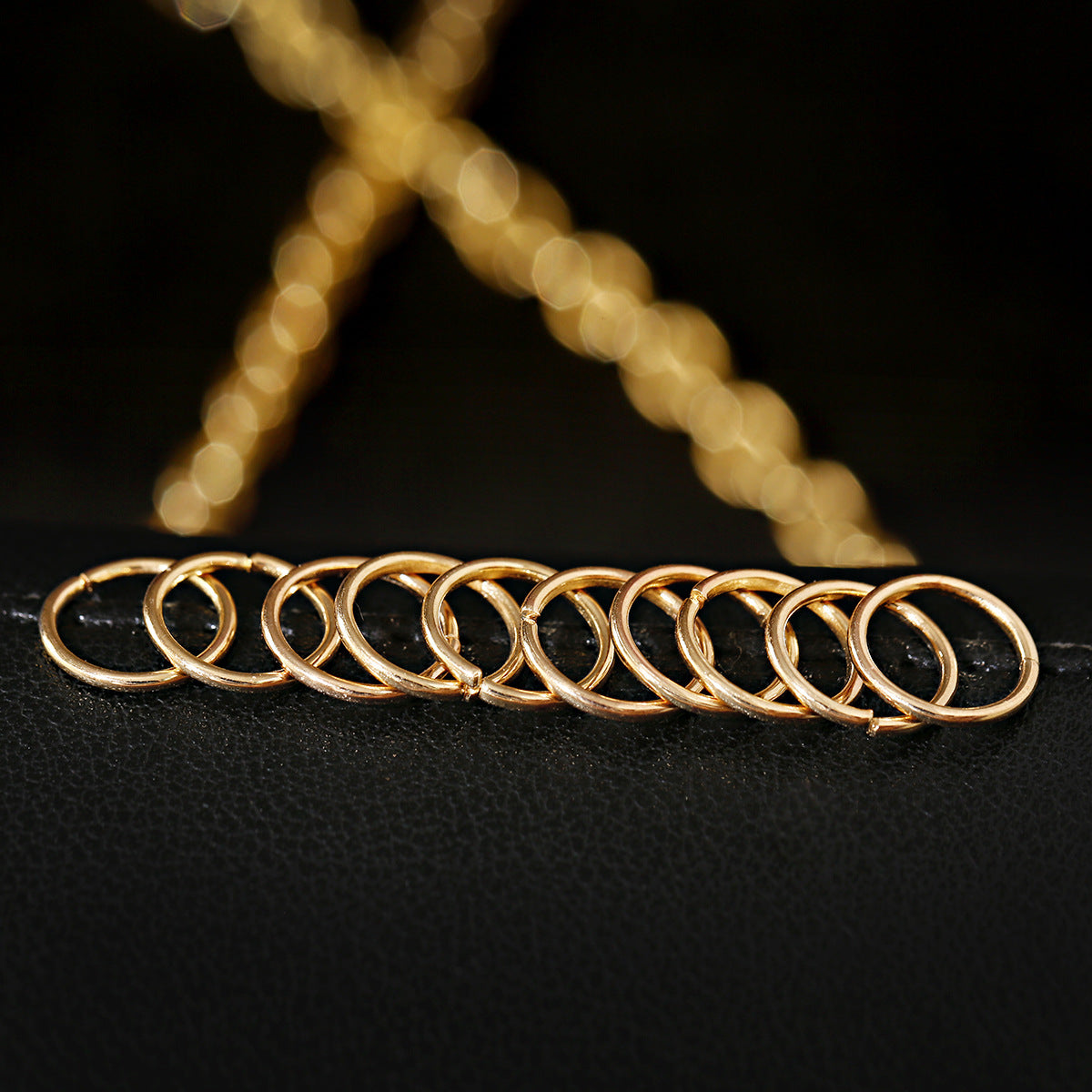 Dreadlocks Buckle Metal Loop Braided Hair Ring Hip Hop Disco Braid