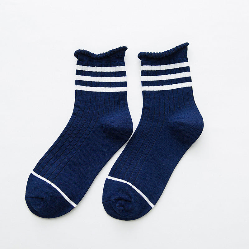 Women's Cotton Socks Japanese Academic Style