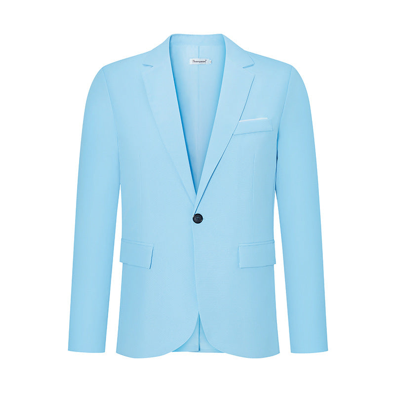 Plus Size Men's Formal Wear Small Business Suit Coat Wedding Dress Casual Slim Fit