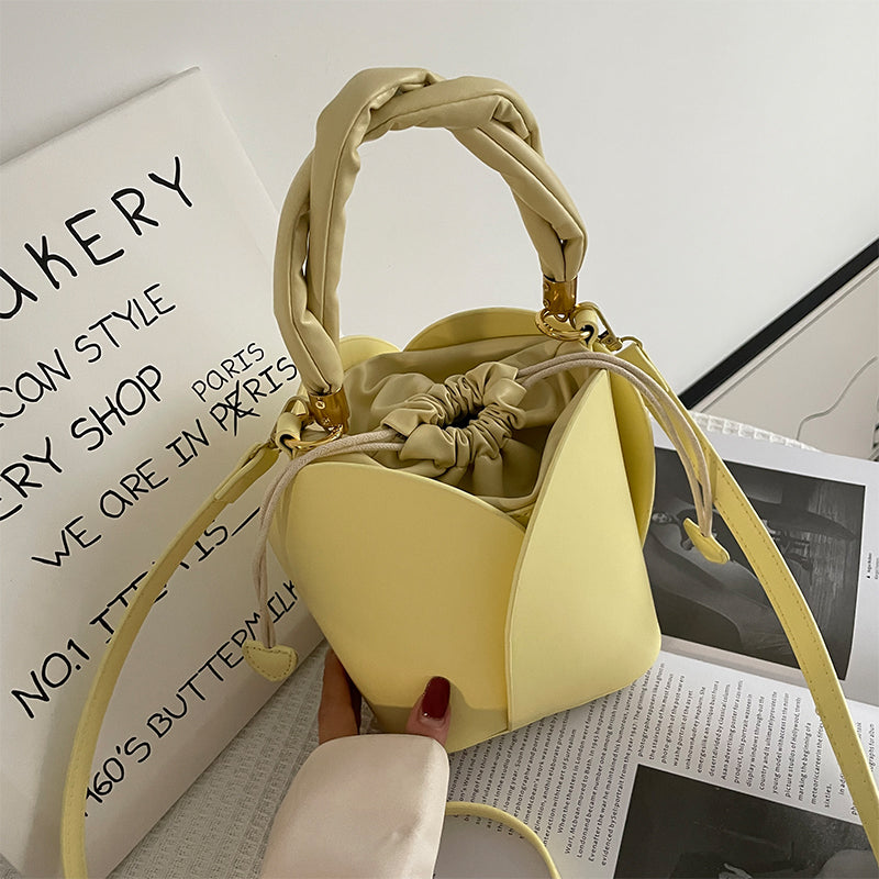 Fashion Women's Bag Messenger Bag Retro Single Shoulder Bucket Bag