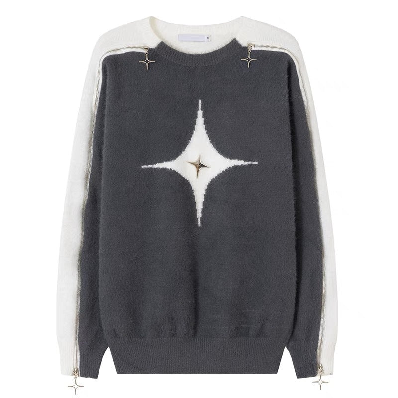 Design Lazy High-end Sweater Loose All-matching Top Trendy