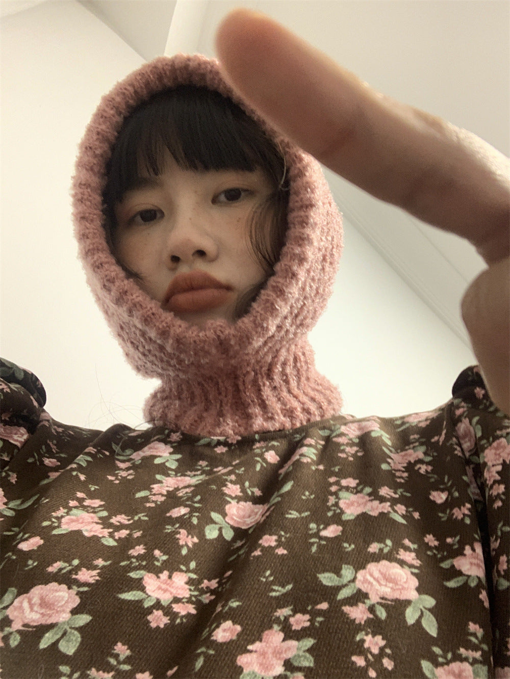 One-piece Bib Pullover Hat