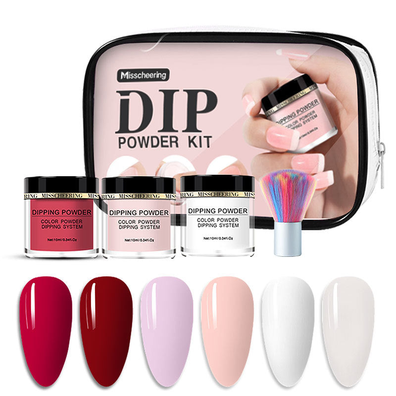 Nail Art Infiltrating Powder Tool Set Base Rubber Sealing Desiccant