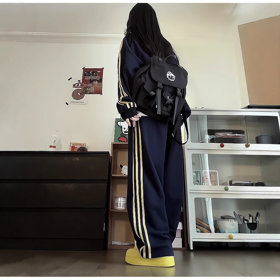 Women's Korean-style Casual Running Two-piece Suit