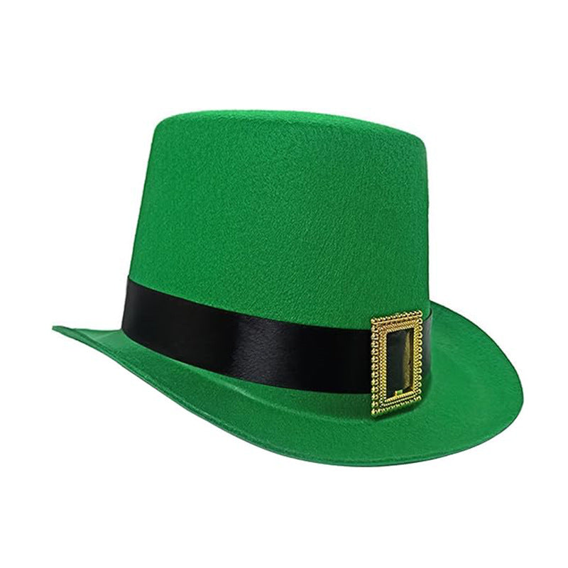 Irish Festival Green Party Show A Tall Hat