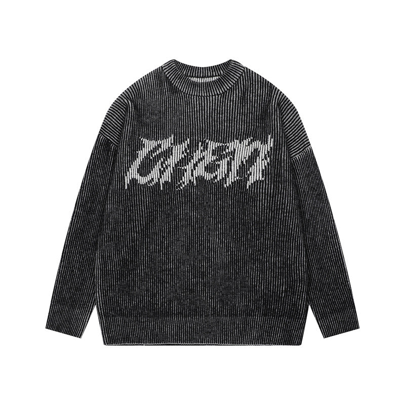 Men's New Fashion Loose Cool Knitted Sweater