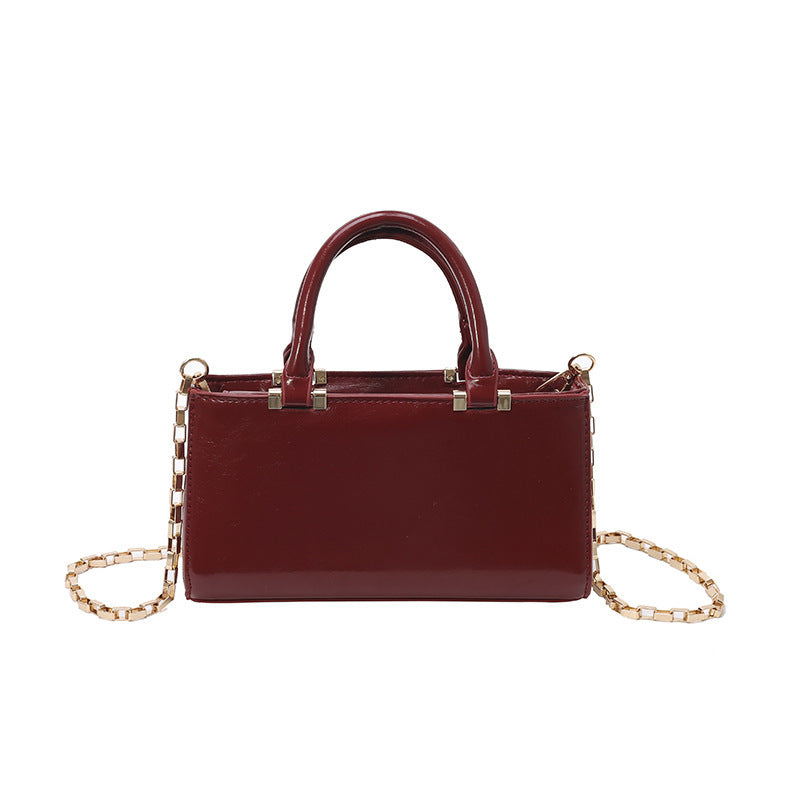 New Stylish, Minimalist, Western-style Small Square Bag With Large Capacity