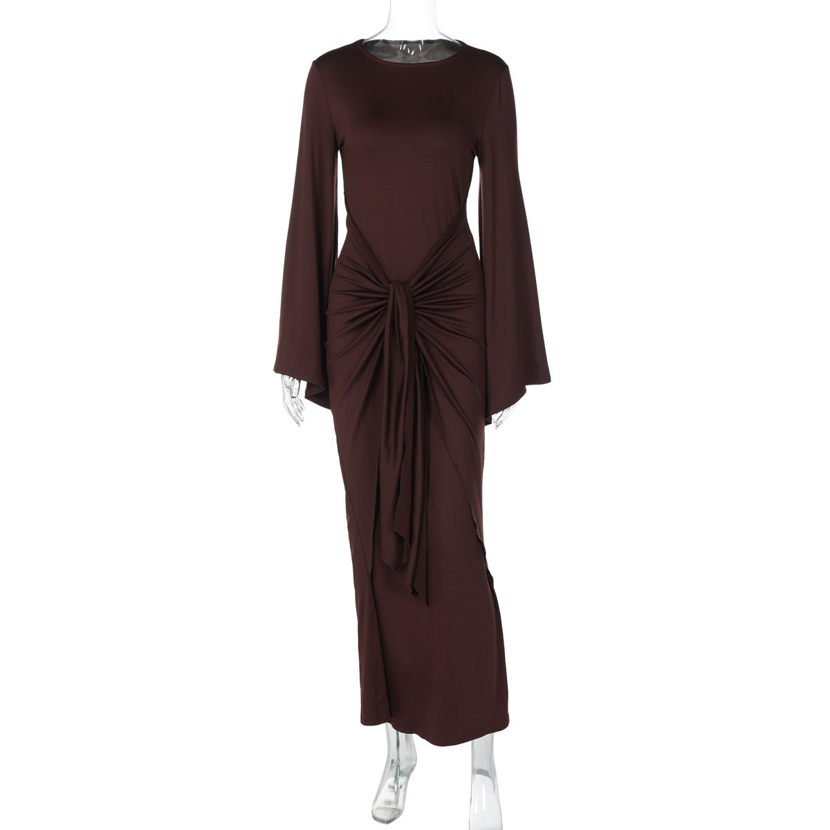 New Stylish Elegant Pleated Waist-cinching Dress