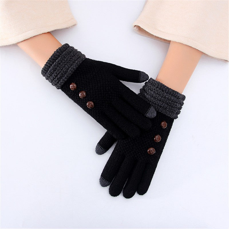 Touch Screen Riding Cute Game Split Finger Gloves