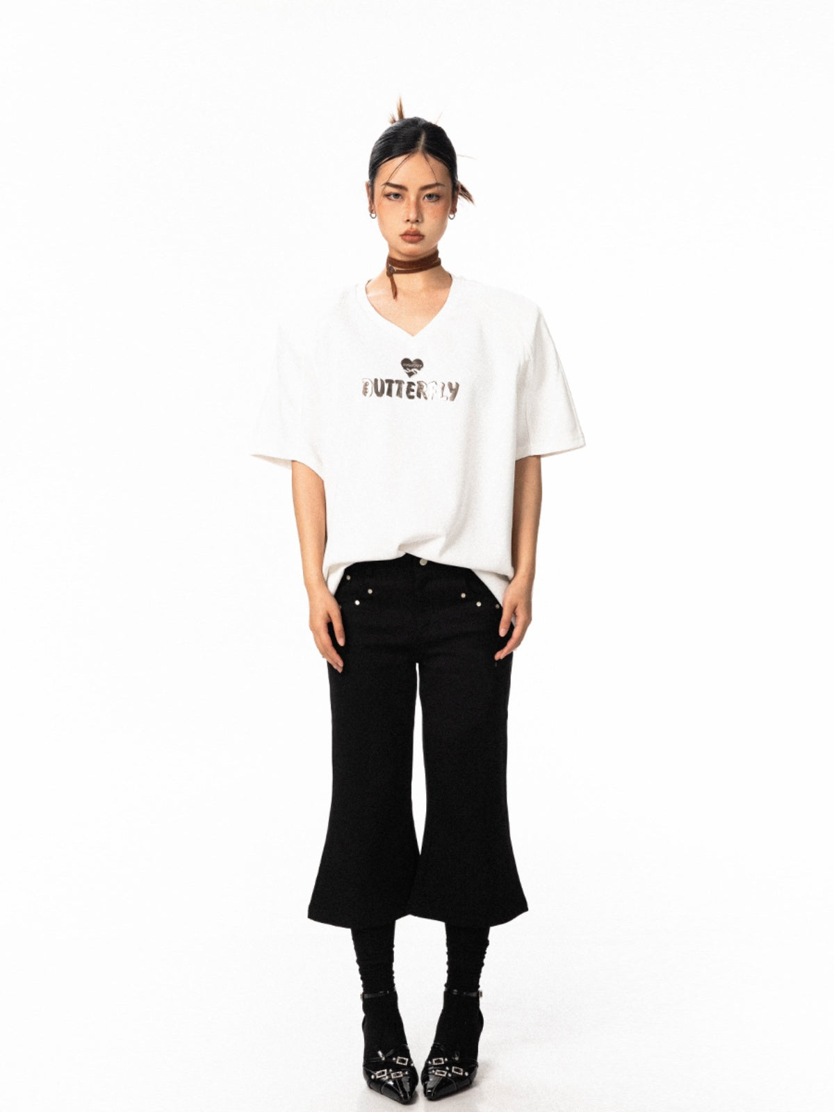 Casual Round Neck Loose And Simple Vacation Short Sleeve