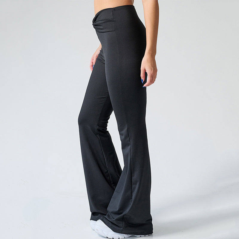 shaping Slimming Bell-bottom Pants Clothing Fashion Sports High Waist
