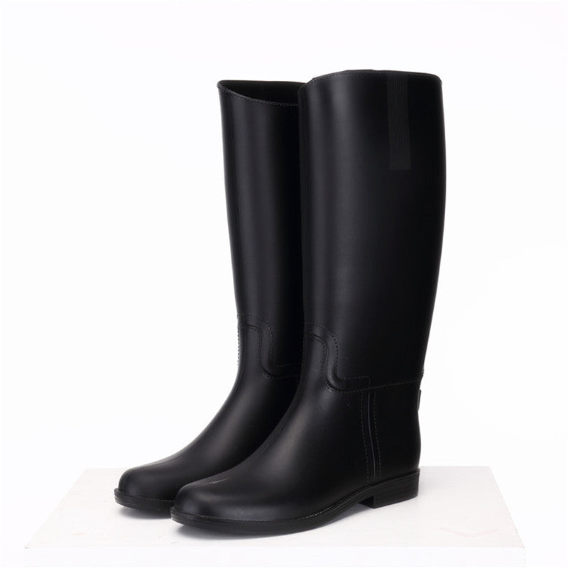 Women's Rain Boots Mid-Tube Water Shoes Overshoes
