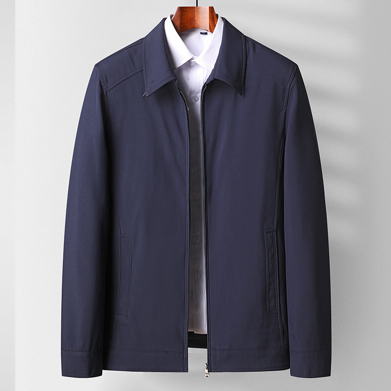 Spring And Autumn Style Middle Aged And Elderly Men Lapel Top