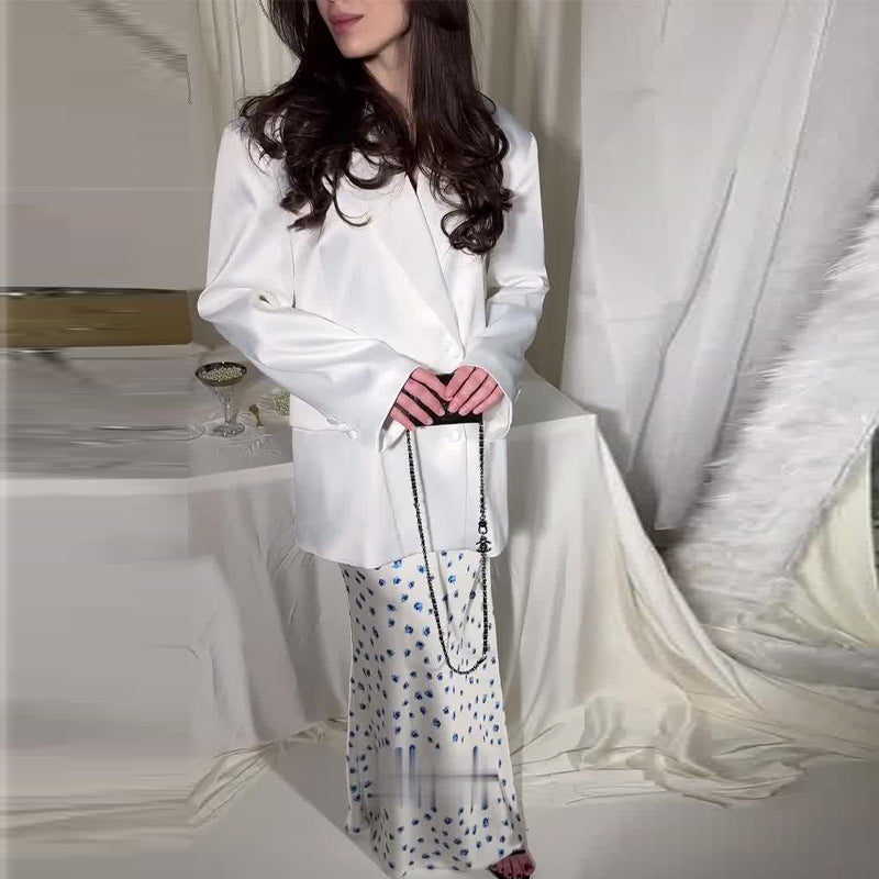 Fashionable And Minimalist Skirt Set For Women