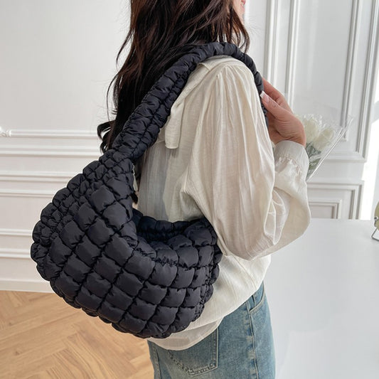 New Korean Ins Style Fashion Pleated Cloud Soft Bag