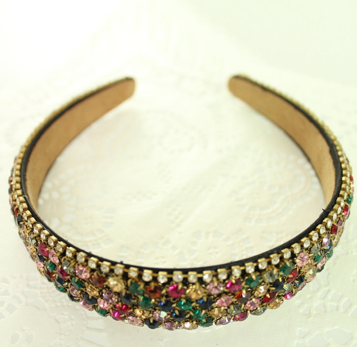 Rhinestone inlaid headband