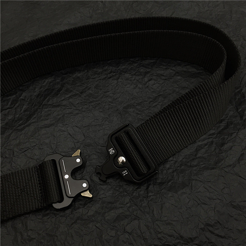 Functional wind tactical buckle nylon belt