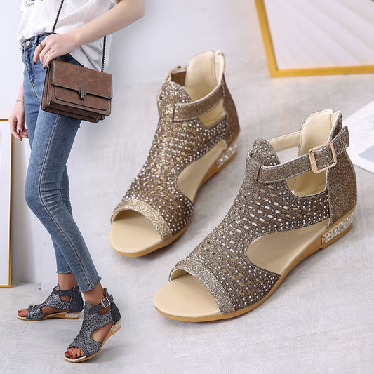 Women's oversized Roman sandals