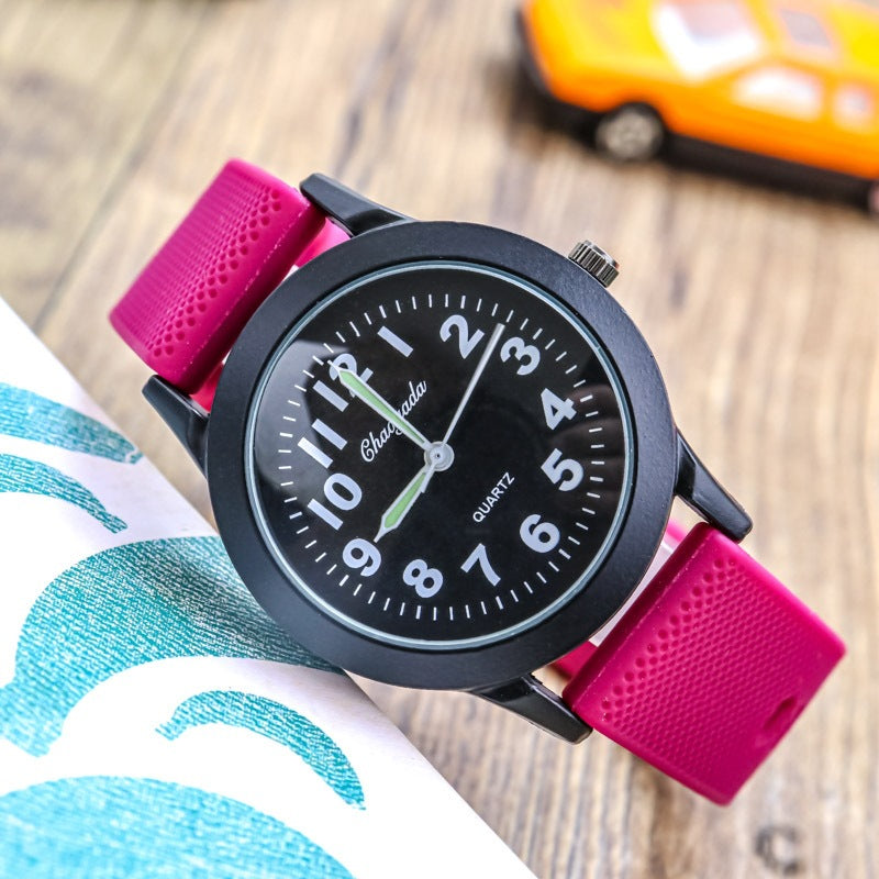 Soft-decorated Waterproof Watch For Children