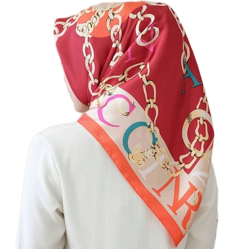 Explosive Leopard Printed Large Square Scarf
