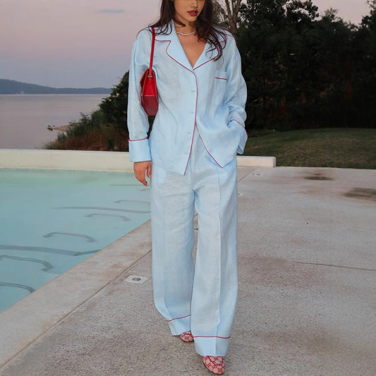Simple Relaxed Fit And Comfortable Womens Suit