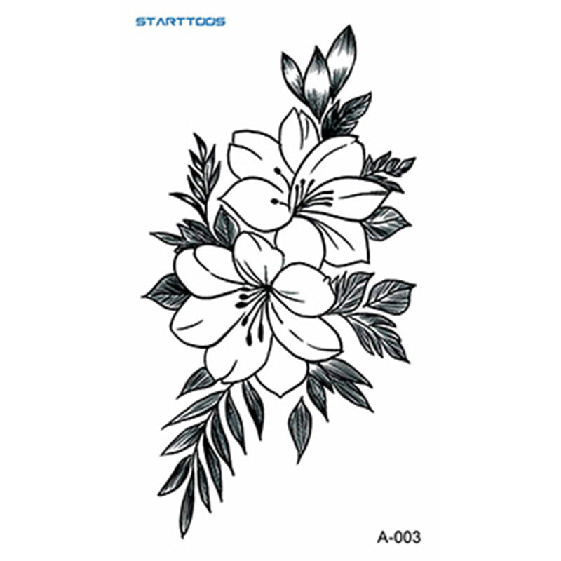Simple Small Pattern Semi-permanent Tattoo Sticker