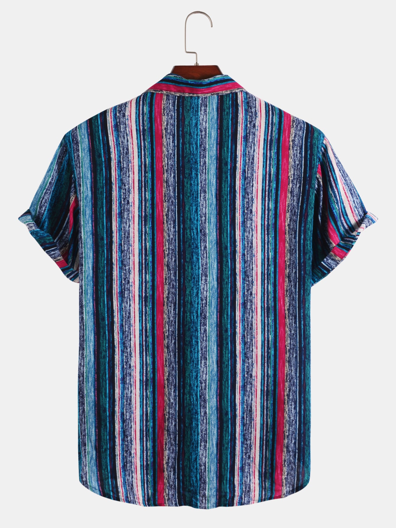 Men's Large Size Loose Wide Sleeve Shirt