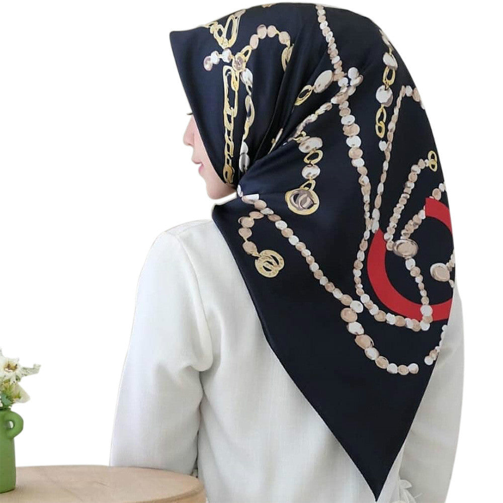 Explosive Leopard Printed Large Square Scarf
