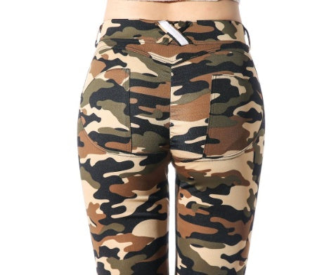 Europe and the United States trade fast selling honey peach, hips, camouflage pants, yoga pants, print pants, sports bottompants.