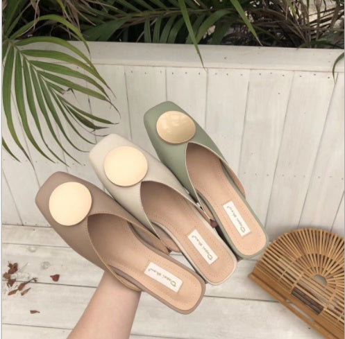 Baotou half slippers
