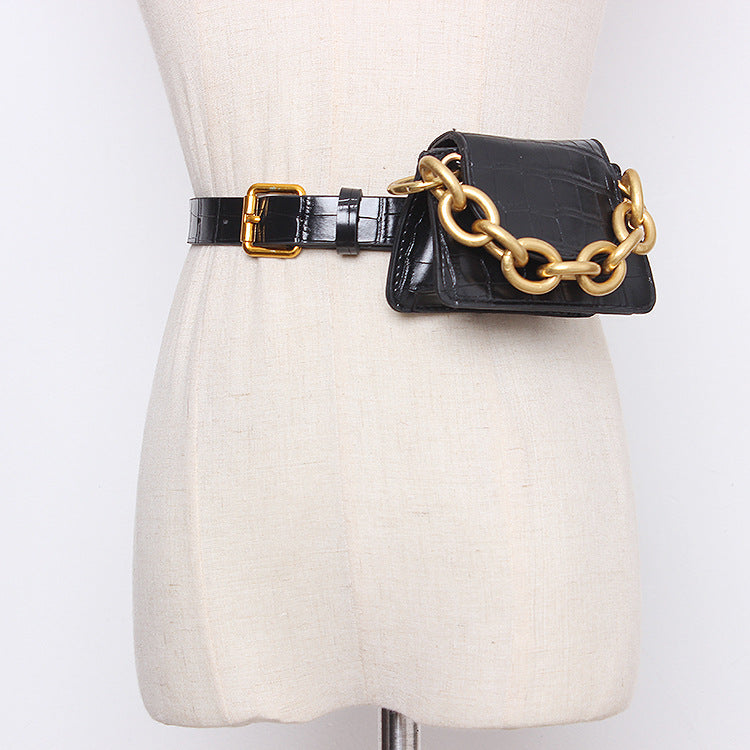 Versatile not monotonous small waist bag