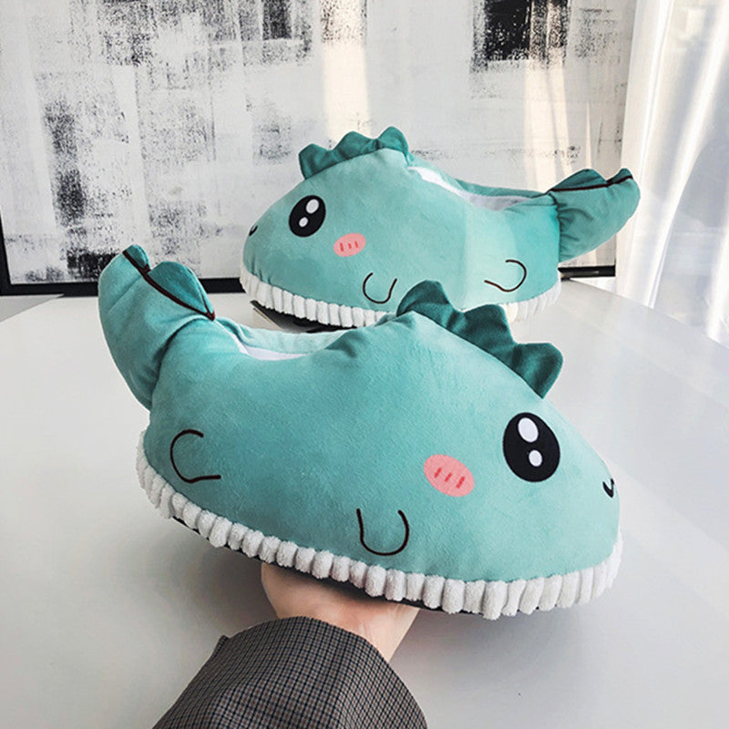New Couple's Bread Shoes Women's Warm Fleece Cotton Slippers