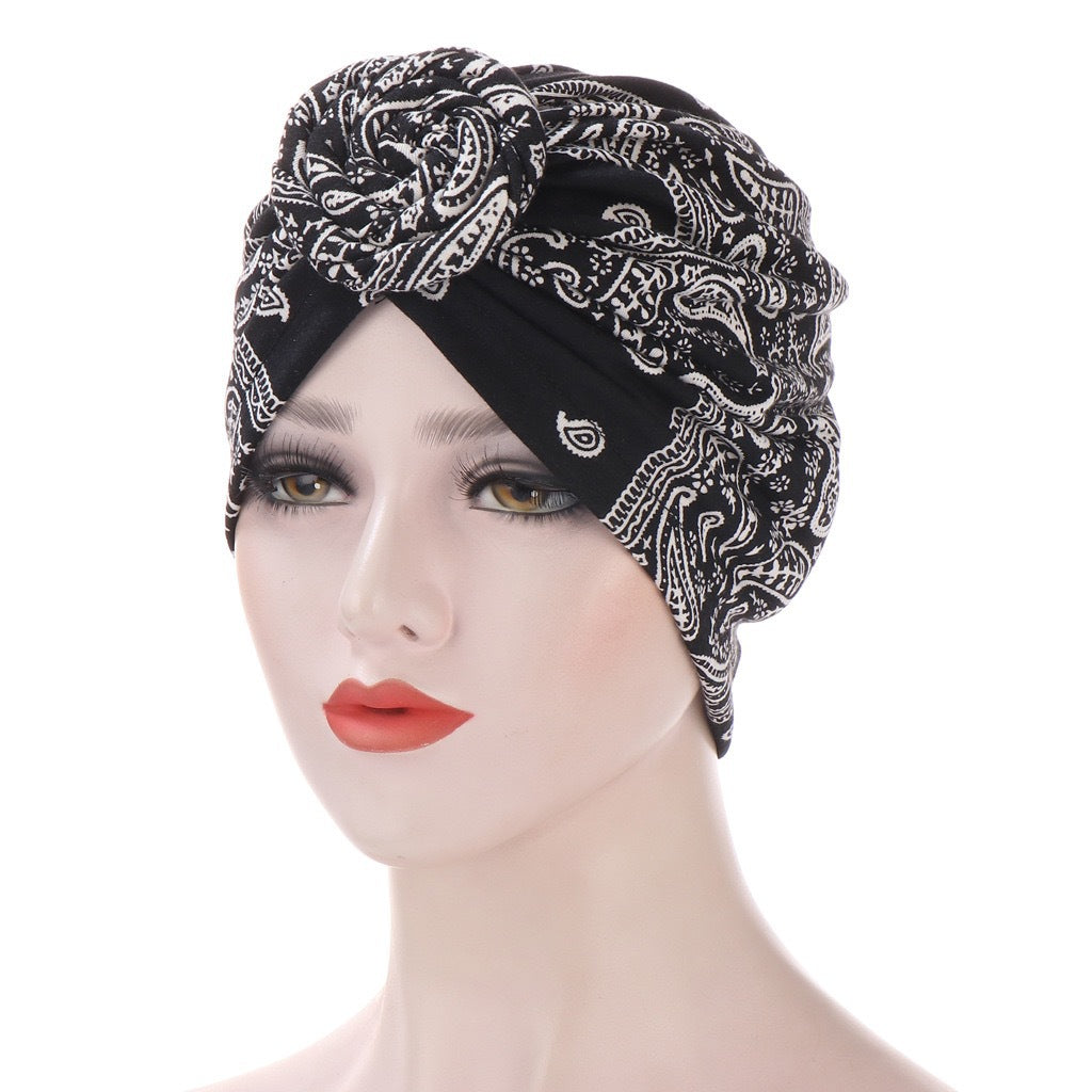 Snail Spiral Bandana Multicolor Small Hat