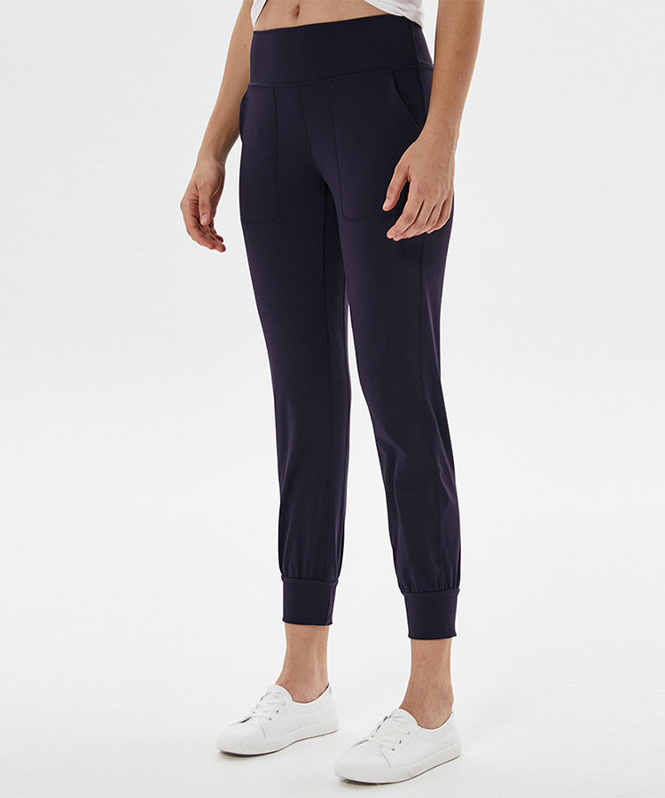 Loose Pocket Yoga Cropped Pants