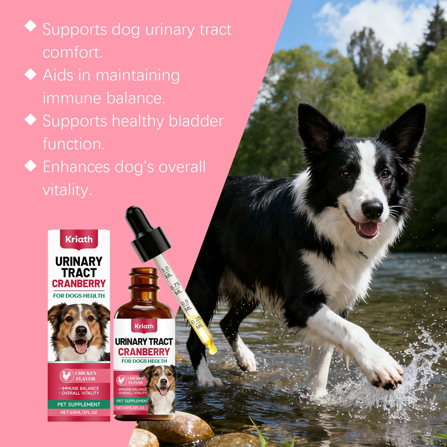 Dog-friendly Urinary Relief Drops