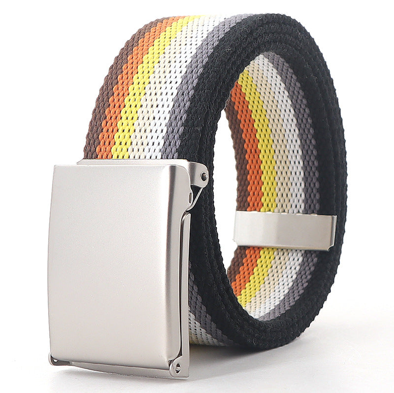 Casual Ethnic Canvas Jeans Belt Teens