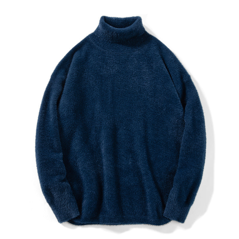 Men's Autumn And Winter Thickening Trend Loose Knit Warm Sweater
