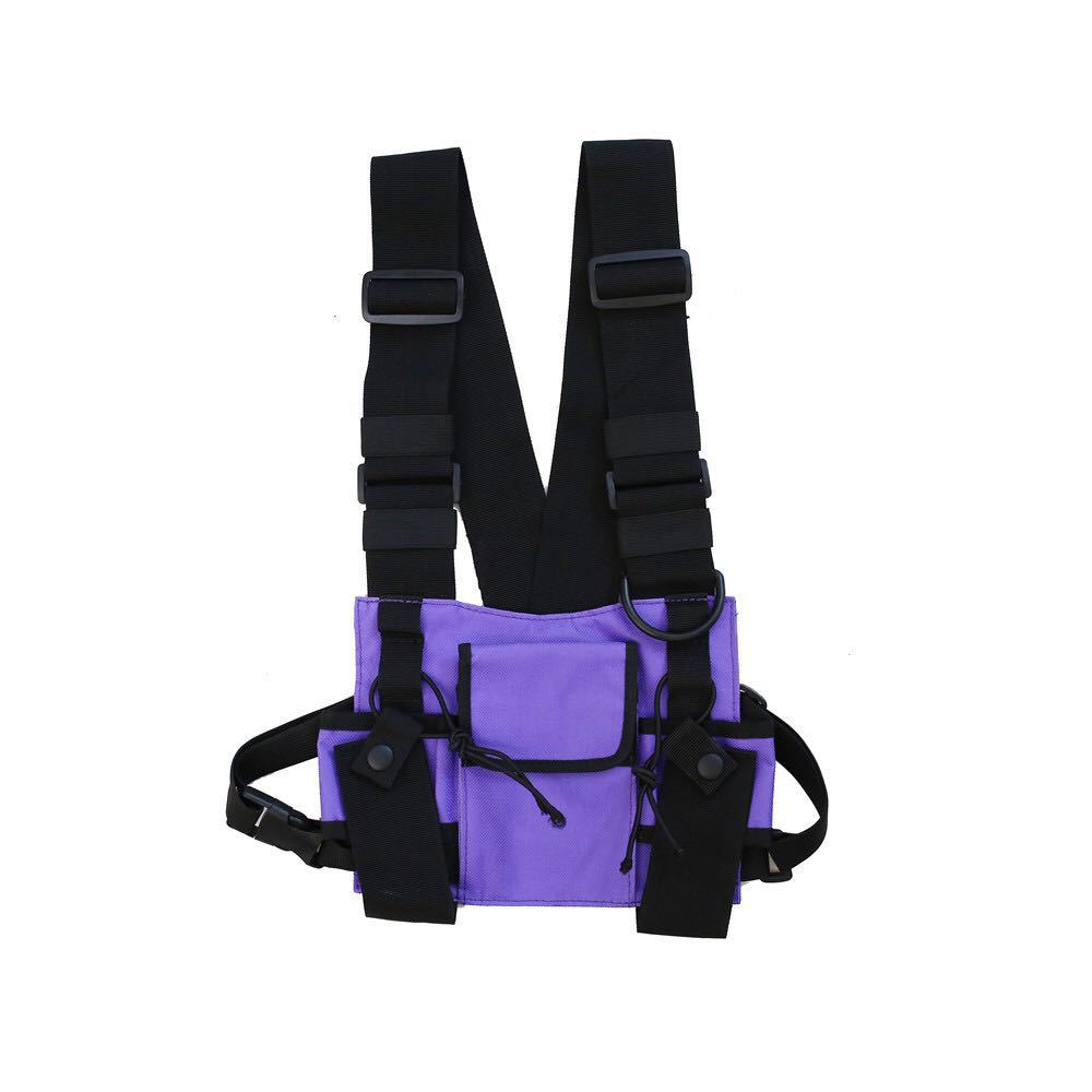 Hip Hop Tactical Vest Tide Brand Tooling Vest Backpack