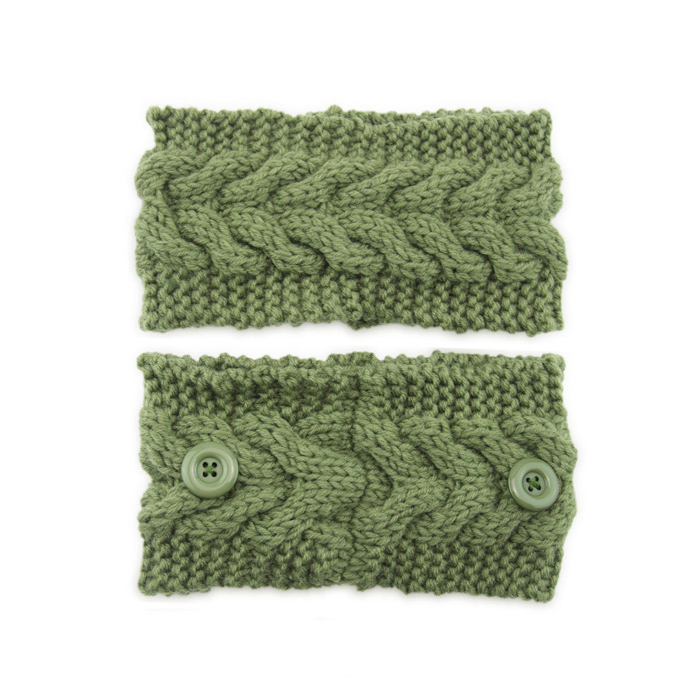 Knitted twist headband