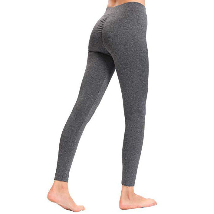 Jacquard V waist hip yoga pants tight sweatpants