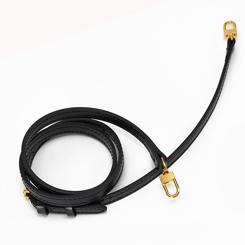 Double-sided cowhide shoulder strap
