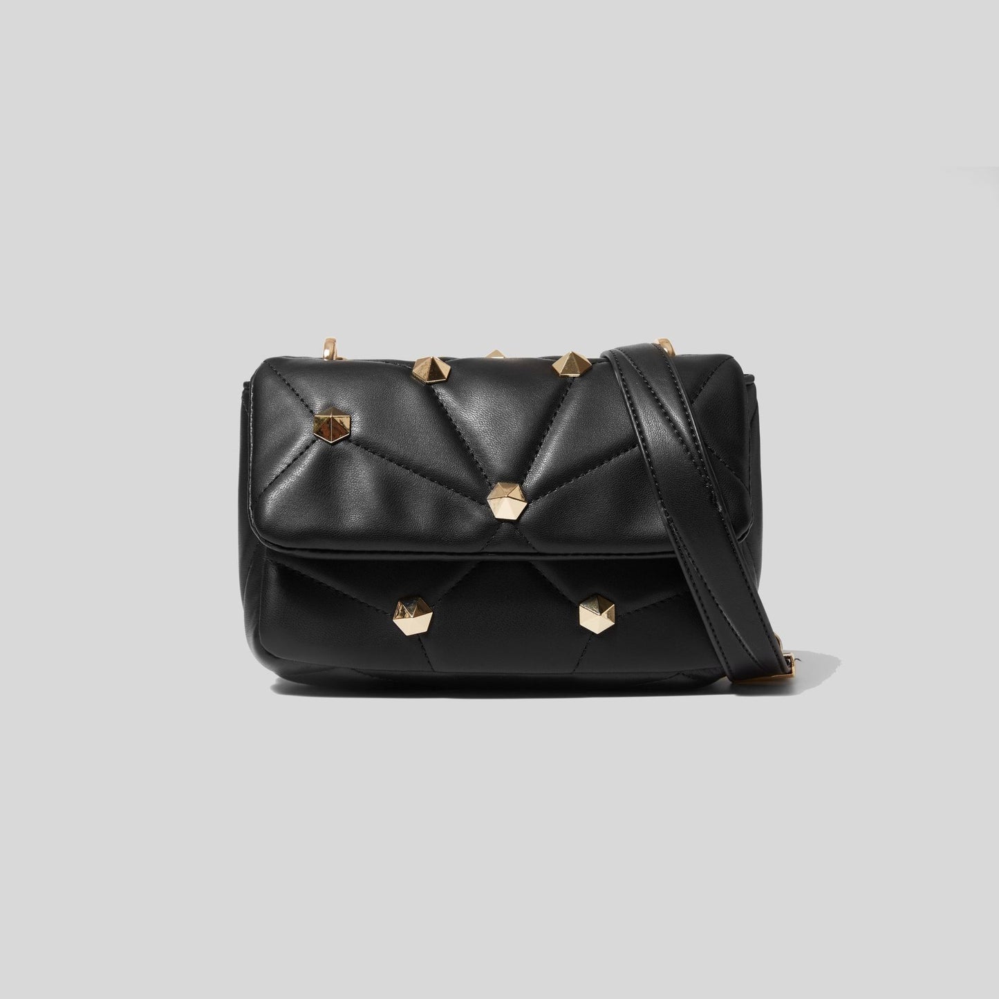 Stitched One-shoulder Diamond Handbag