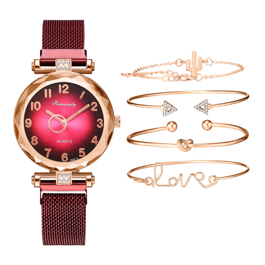 Five-piece alloy watch