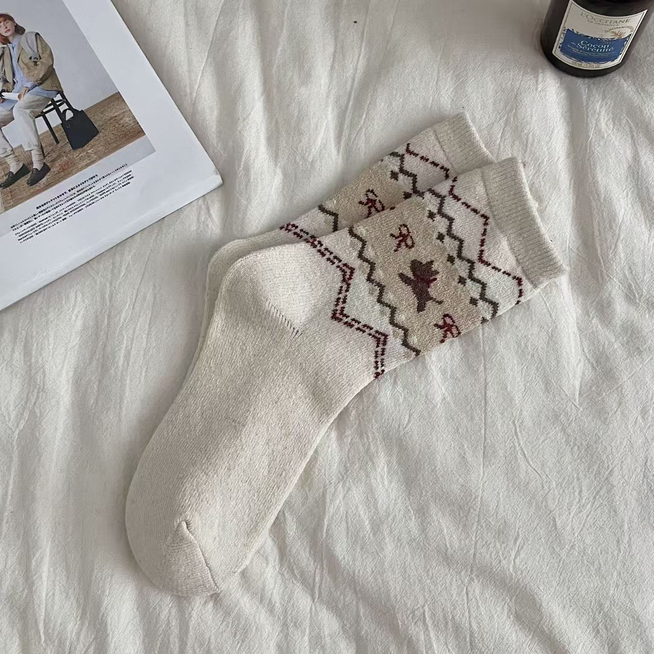 New Retro Puppy Socks For Women