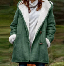 Women's Mid-length Windbreaker Coat Coat Warm Top