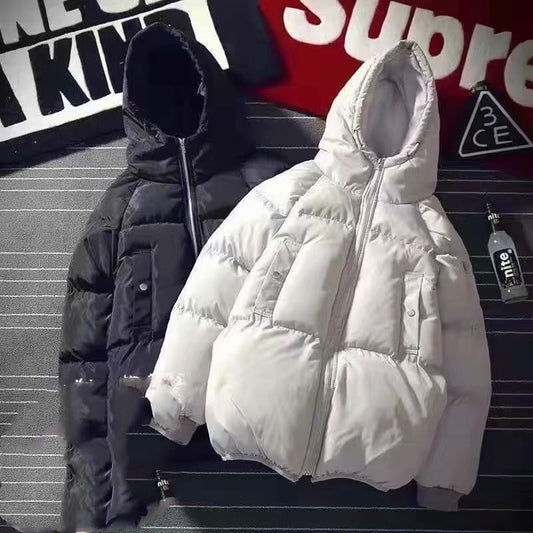 Ladies' cotton coat keeps warm