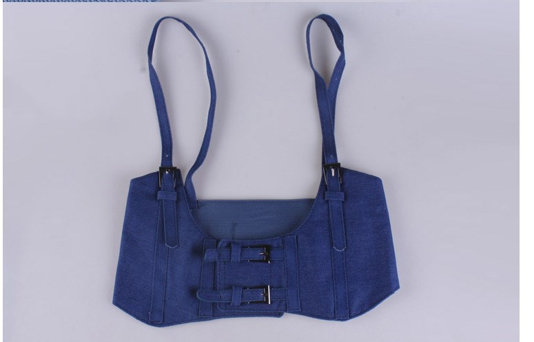 Women's sling, extra-wide belt, waistcoat style elastic elastic strap waist seal
