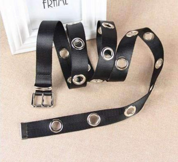 Wild decorative canvas belt