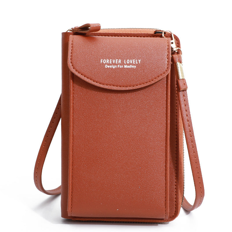 Large Capacity Multifunctional Solid Color Fashionable Simple One Shoulder Bag